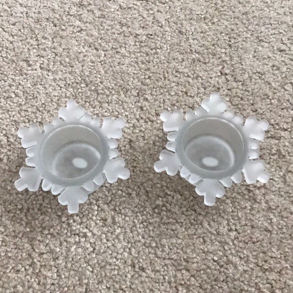 Other - Snowflake tea light holders